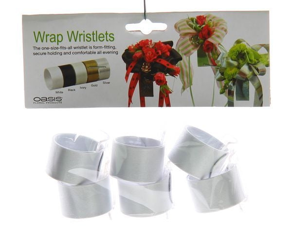 Click Polscorsage White (Oasis Wrap Wristlet)