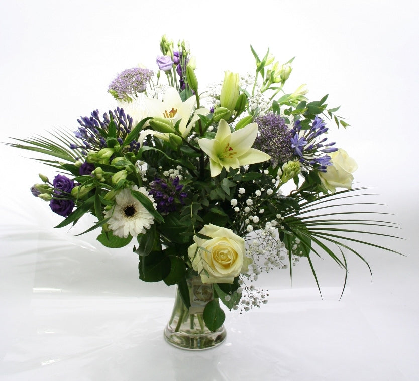 Bouquet de l'engagement luxuriant de la sérénité et se marier