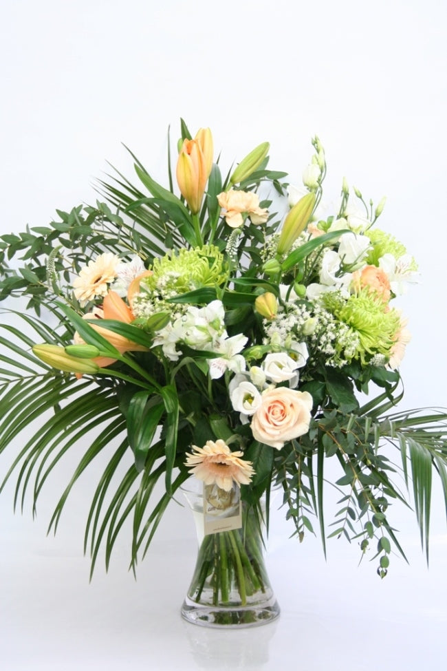 Bouquet -Bloemen -Aprikosen -Verführer