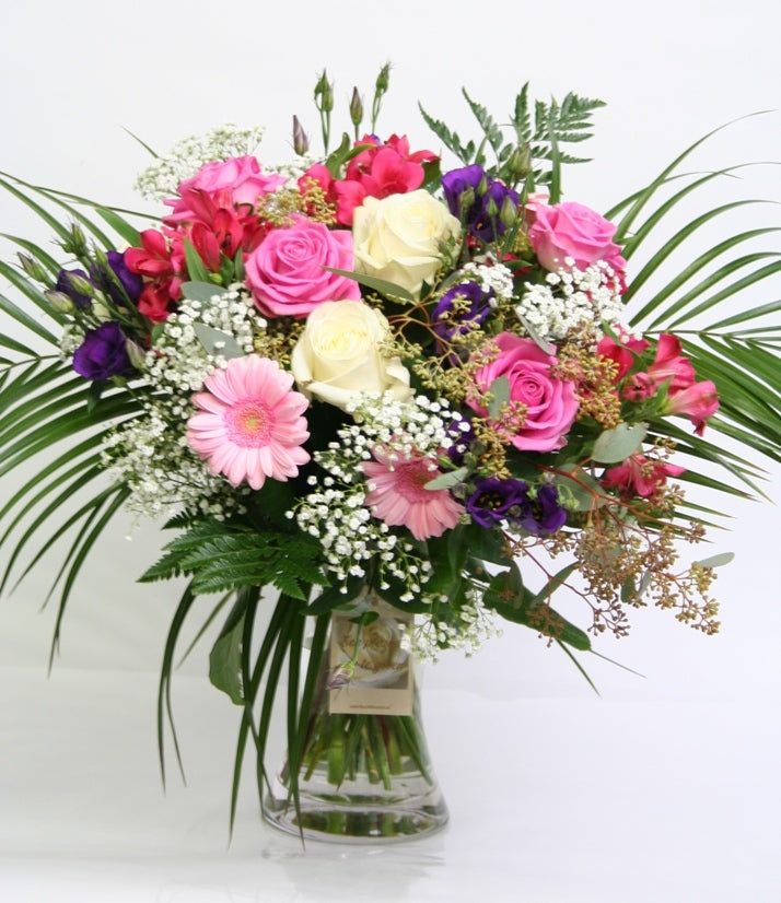 Bouquet Flowers Pink Variation merci