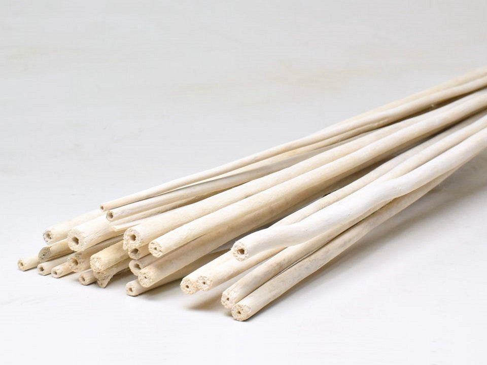 Jute stick bleached 1m 25st.