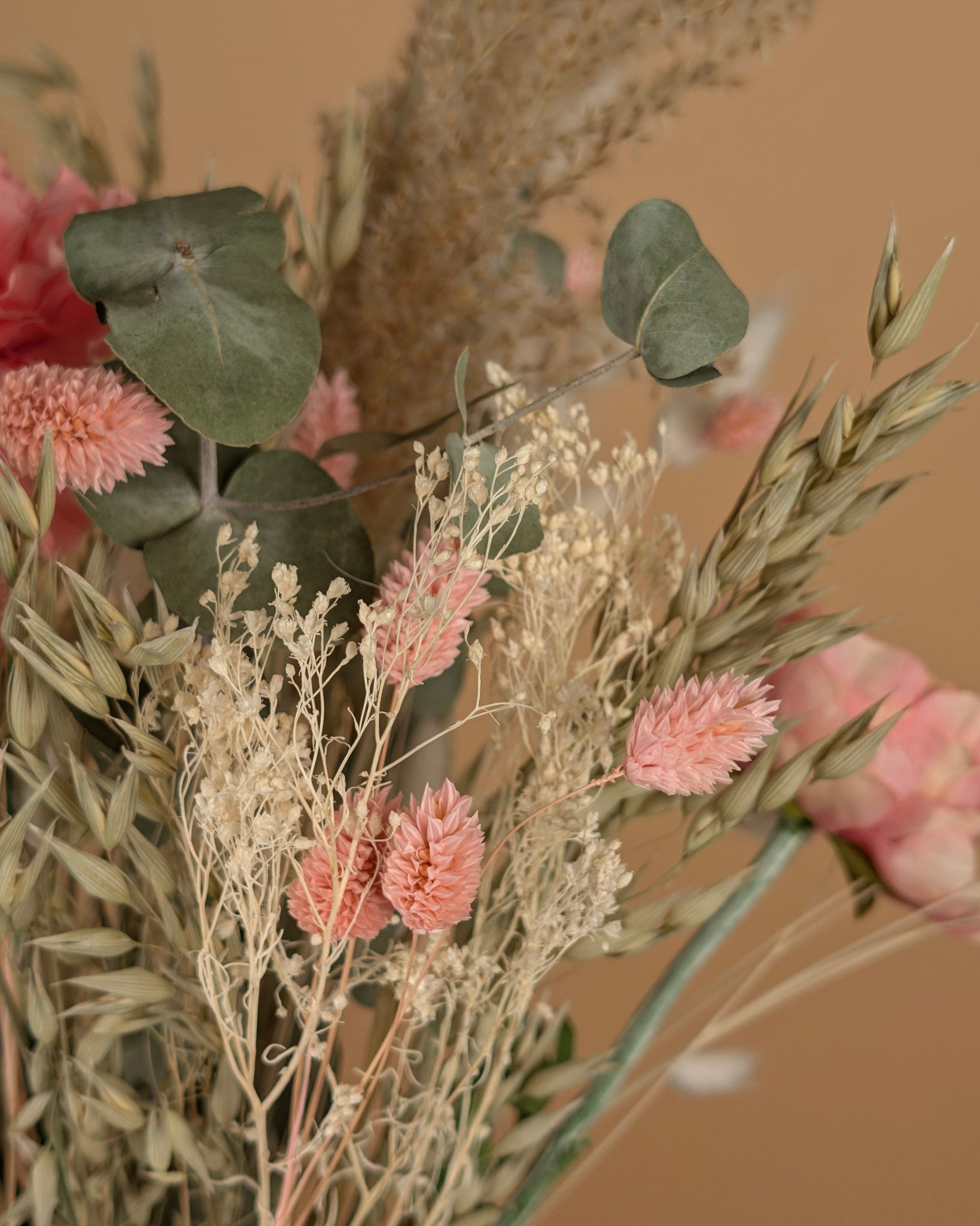 Droog- en Zijdeboeket – Blushing Beauty