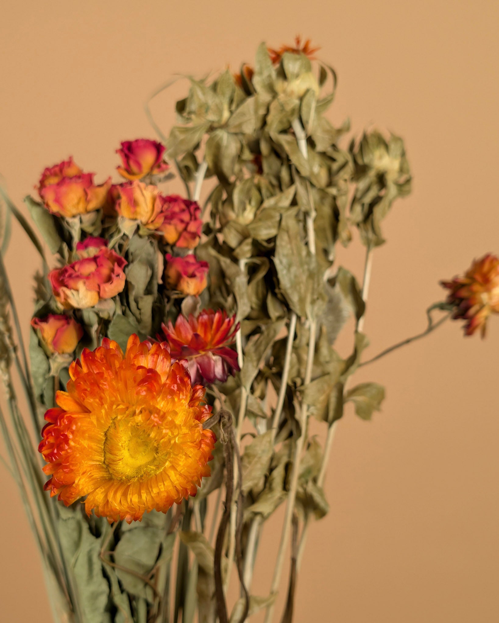 Droogboeket DIY Market Orange