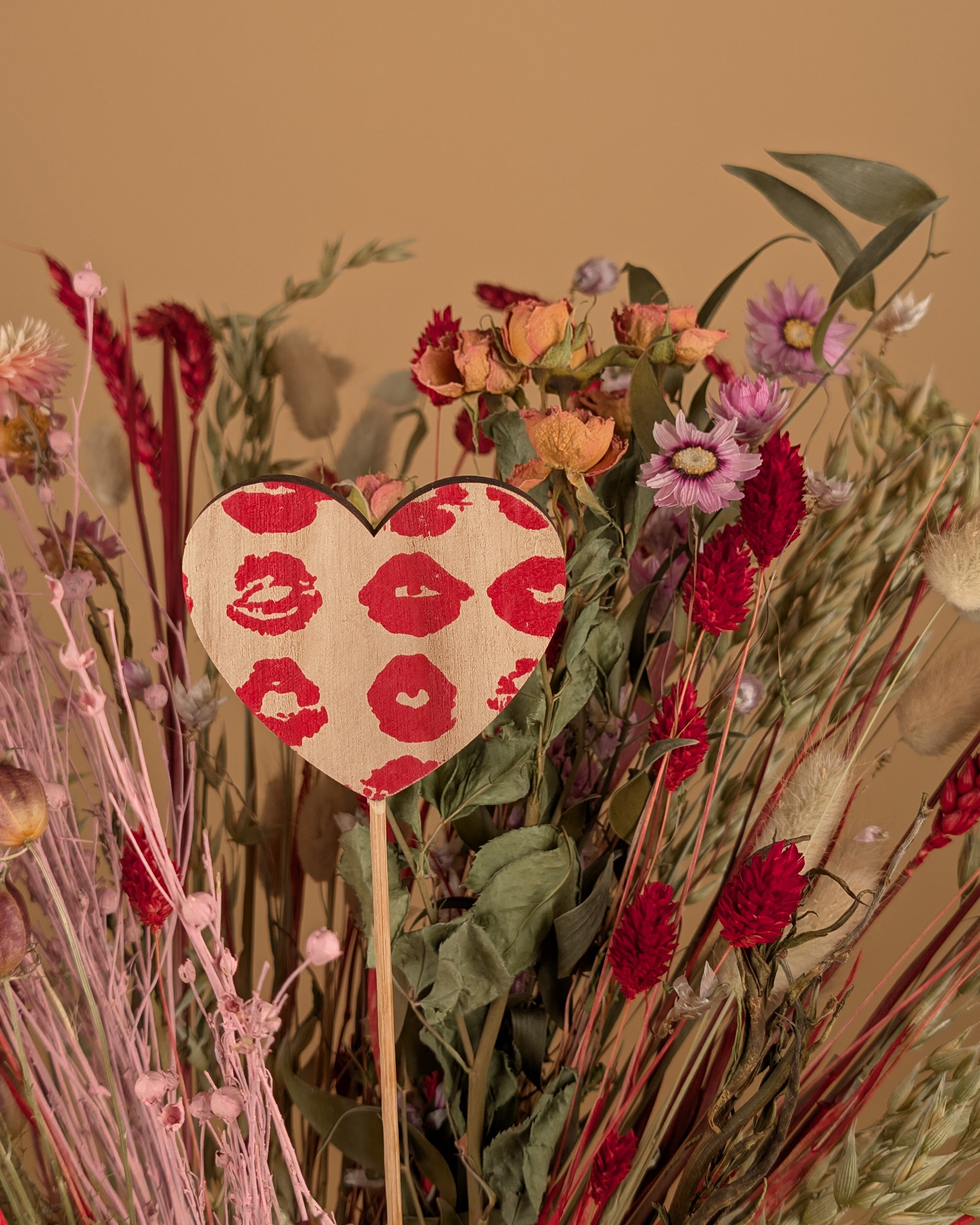 Amour de bouquet de séchage