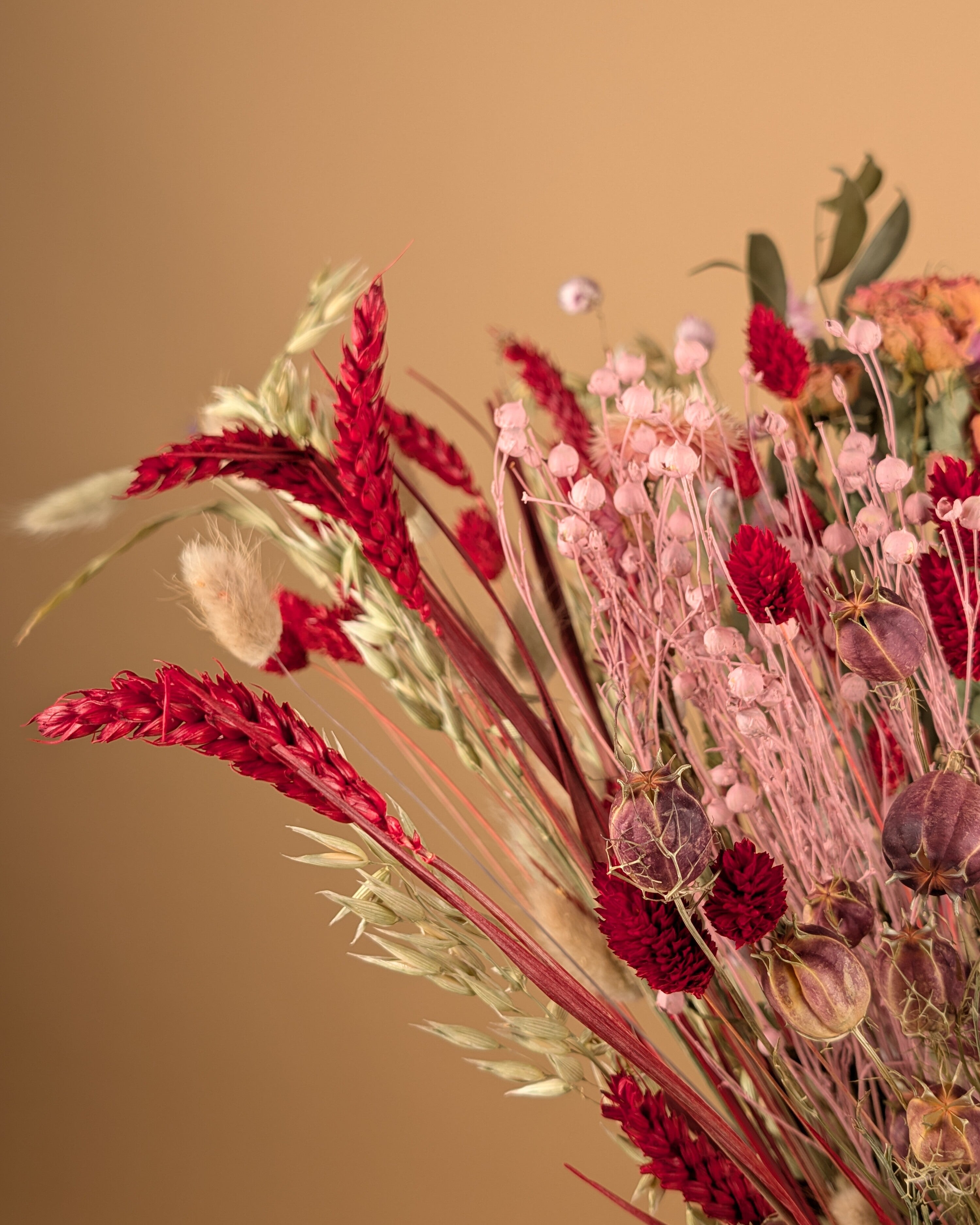 Amour de bouquet de séchage