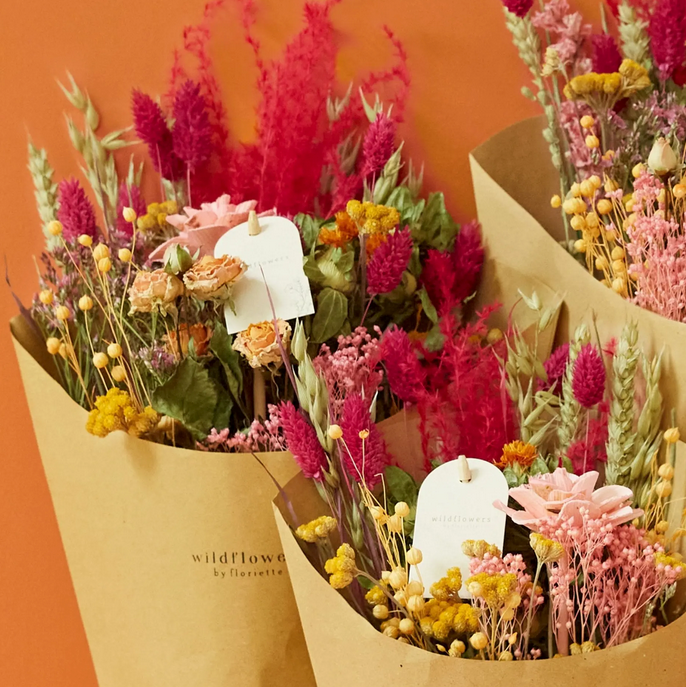 Summer Crush – Zomers Droogbloemen Veldboeket 50 cm