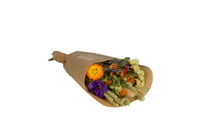 Getrocknete Feldstraußgelbe Freude