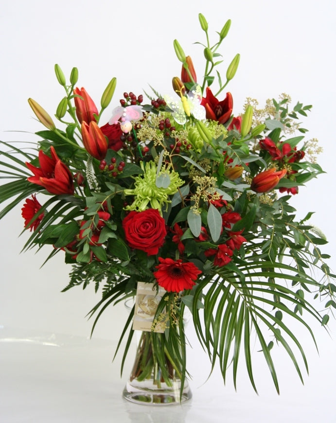 Bouquet Red Green Gloria New Home