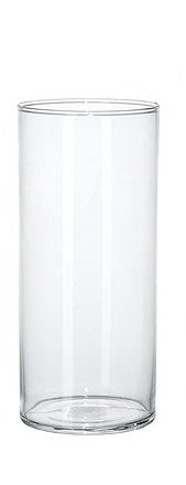 Zylindervase aus Glas