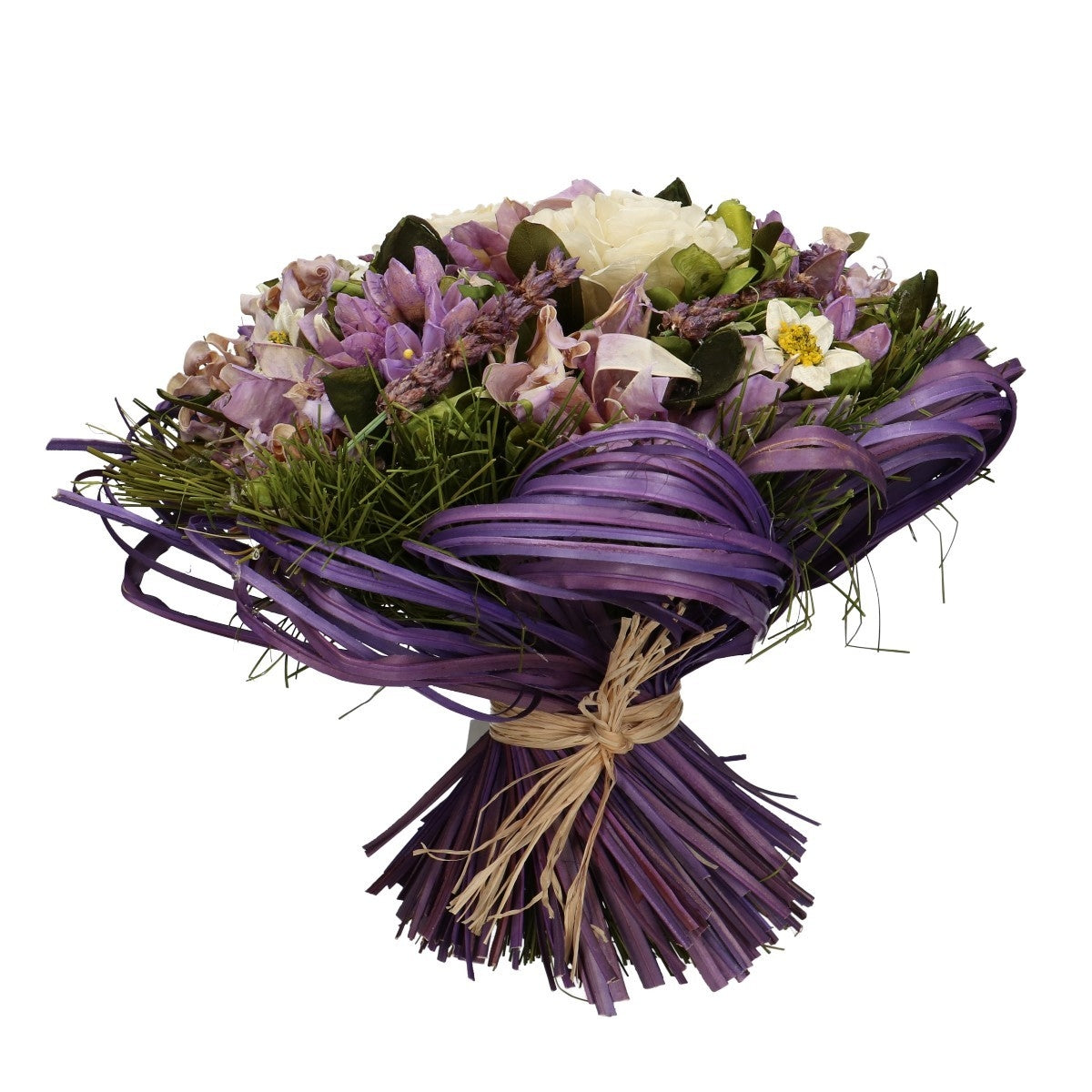 Bouquet de fleurs sèches Lena Purple Grand