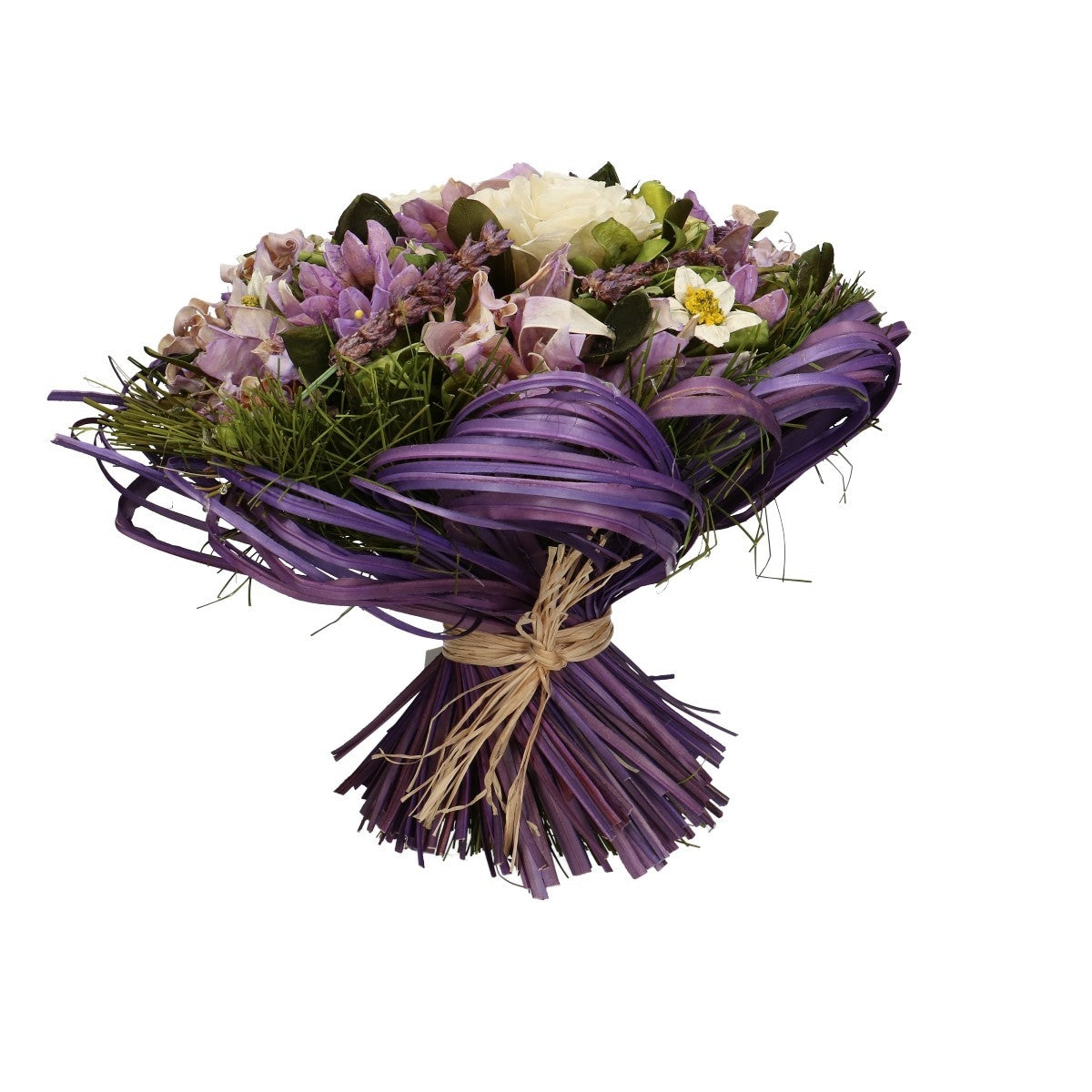 Bouquet de fleurs sèches Lena Purple Medium