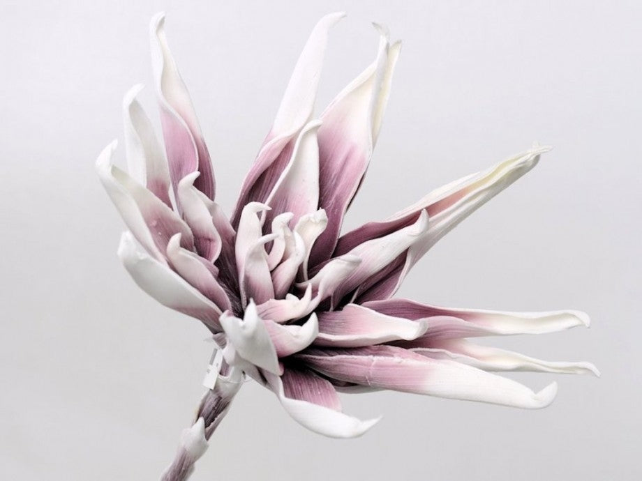 Foam flower white lilac Ø 35 cm