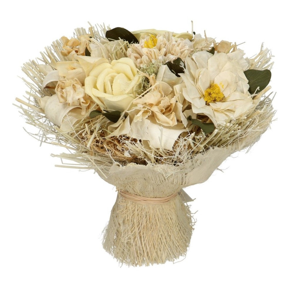 Bouquet de fleurs sèches Lena jute grande