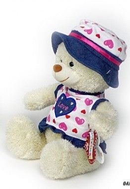 Kuschelbär mit Jeans und Weste