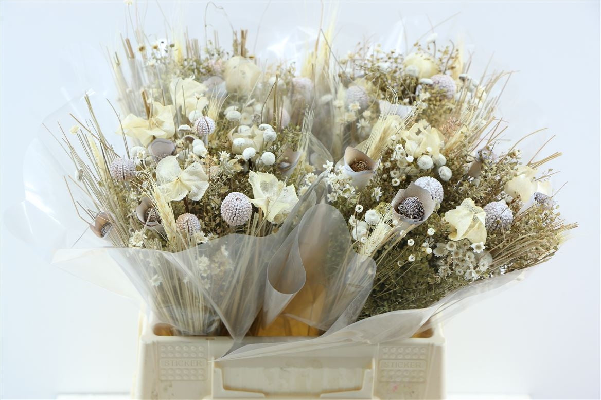 Dried bouquet Fanasia bleached