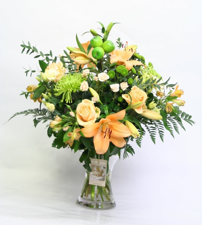 Boeket bloemen Peach Pracht Beterschap