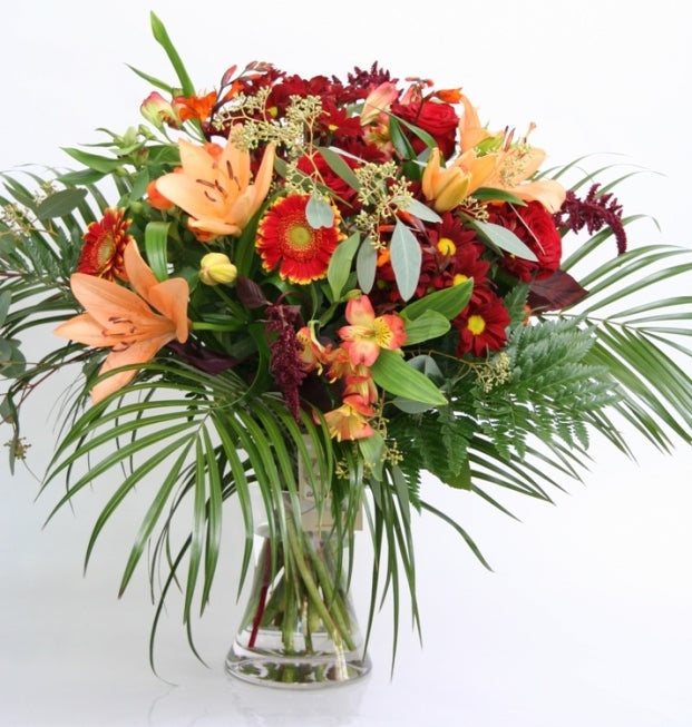 Bouquet Bloemen Zonnegloed thanks