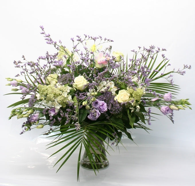 Bouquet Blumen Schönes Lavendel neues Zuhause