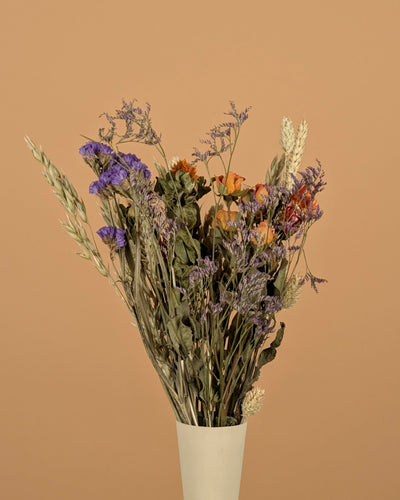 Getrocknete Feldstraußgelbe Freude