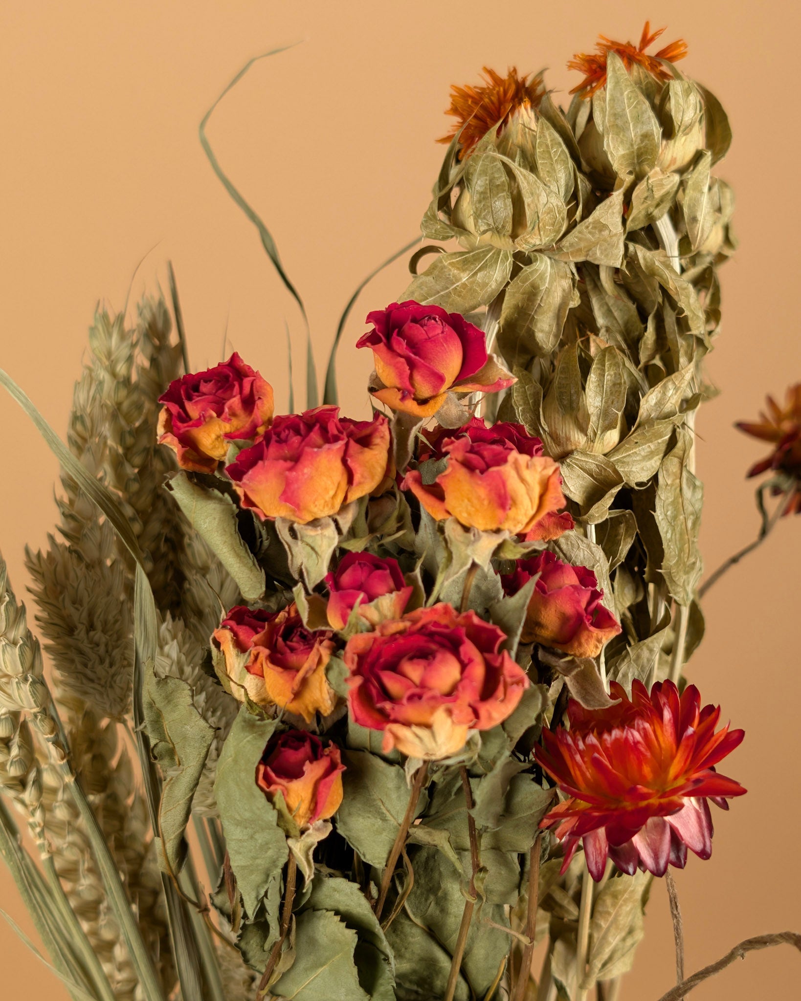Dry bouquet DIY Market Orange