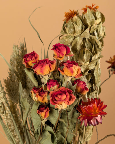 Dry bouquet DIY Market Orange