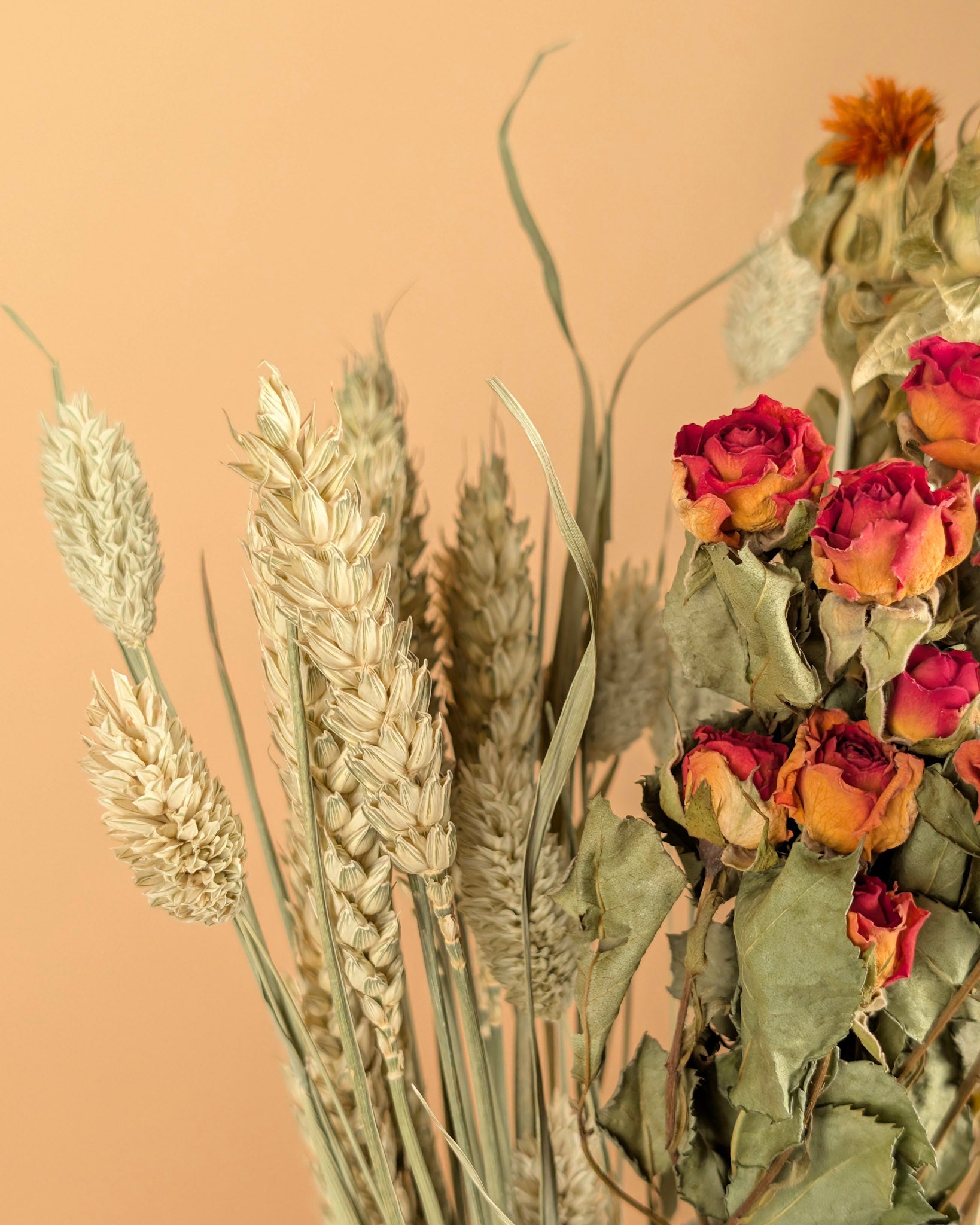 Dry bouquet DIY Market Orange