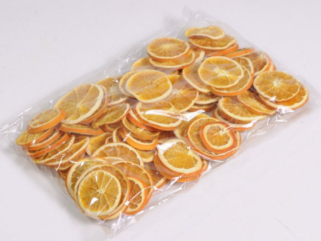 Gedroogde Sinaasappelschijfjes Oranje 250gr