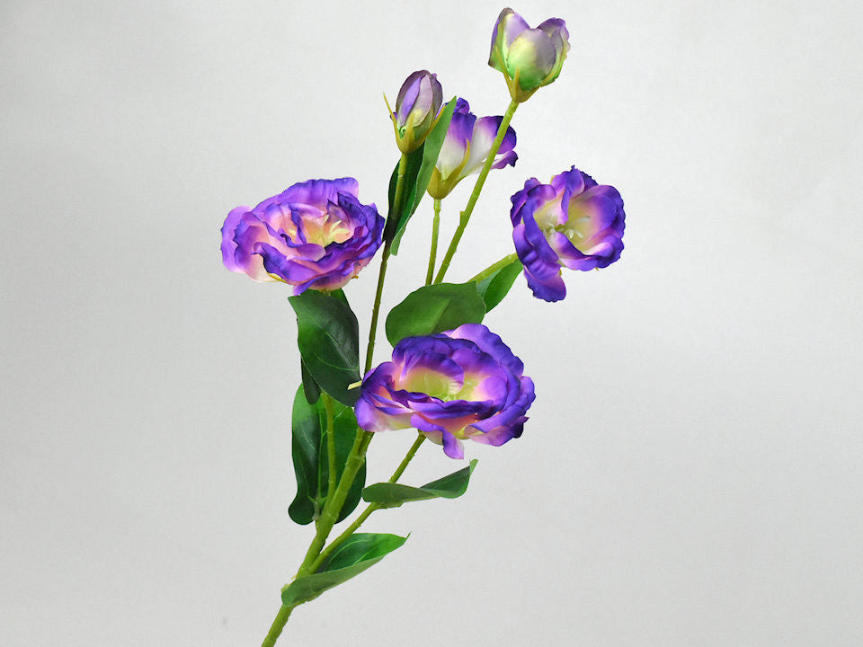 Kunst Lisianthus Paars 78cm