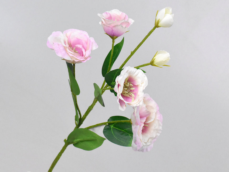 Kunst Lisianthus Lichtroze 78cm