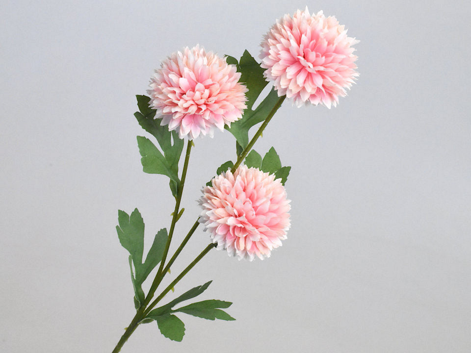 Kunst Chrysanten tak Lichtroze 66cm