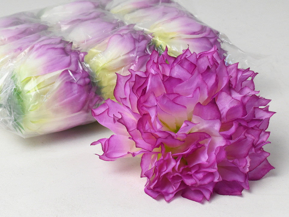 Dahlia d16cm Fuchsia/Grün