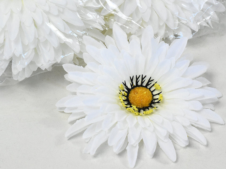 Gerbera Wit D15cm