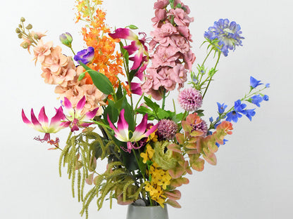 Bouquet de fleurs artificielles grandes