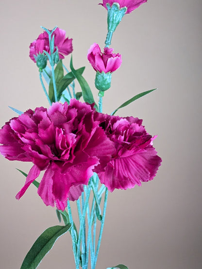 Zijde Dianthus – Paars (70 cm)