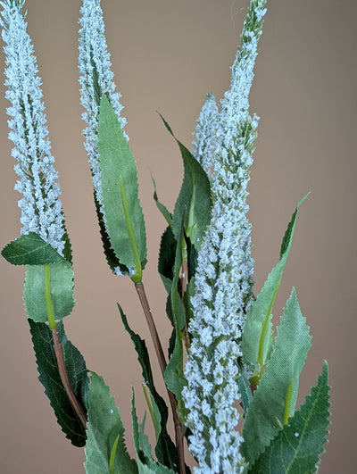 Branche de Véronique en soie – Blanche (72 cm)
