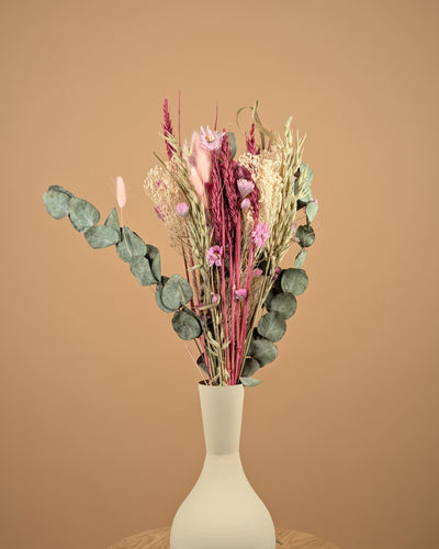 Romantisch Boeket - Roze Roos (Zijdebloem)