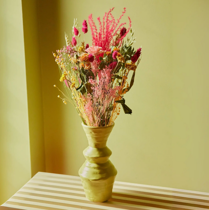 Coup de foudre estival – Bouquet de fleurs séchées d'été 60 cm