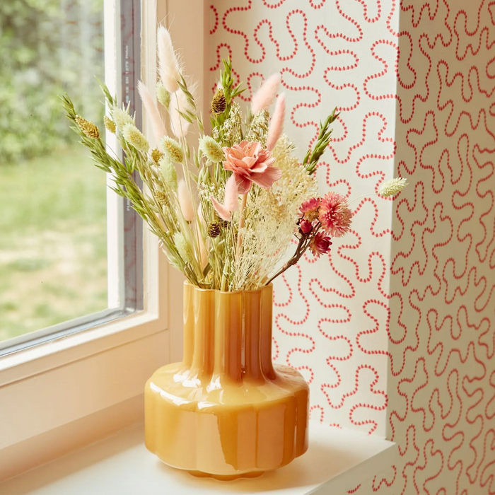 Pink Elegance – Zacht Roze Droogbloemenboeket 50cm