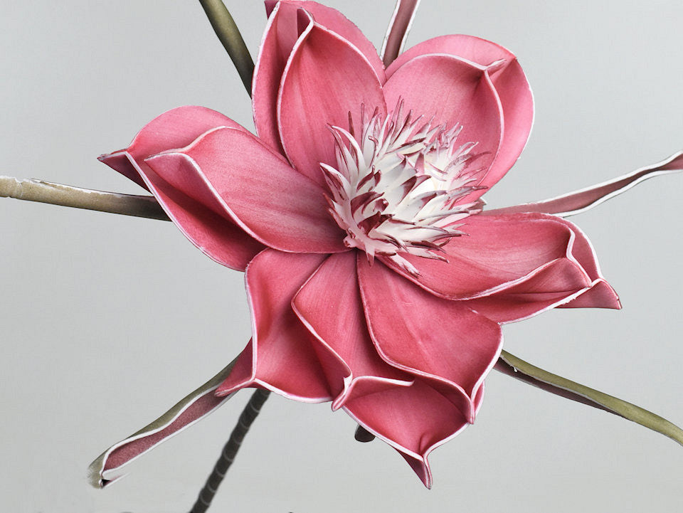 Foam flower dark pink, d 20cm