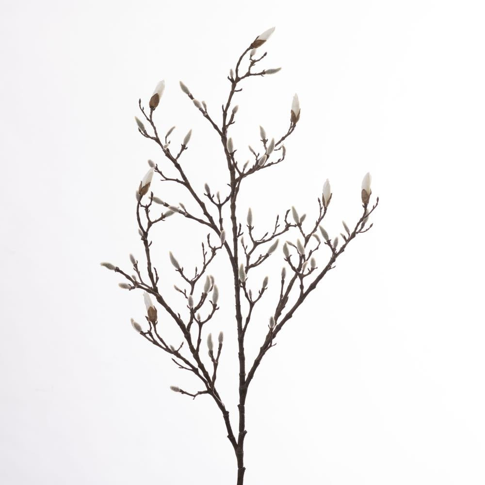 Branche d'Eremurus en soie – Orange chaud (107 cm)