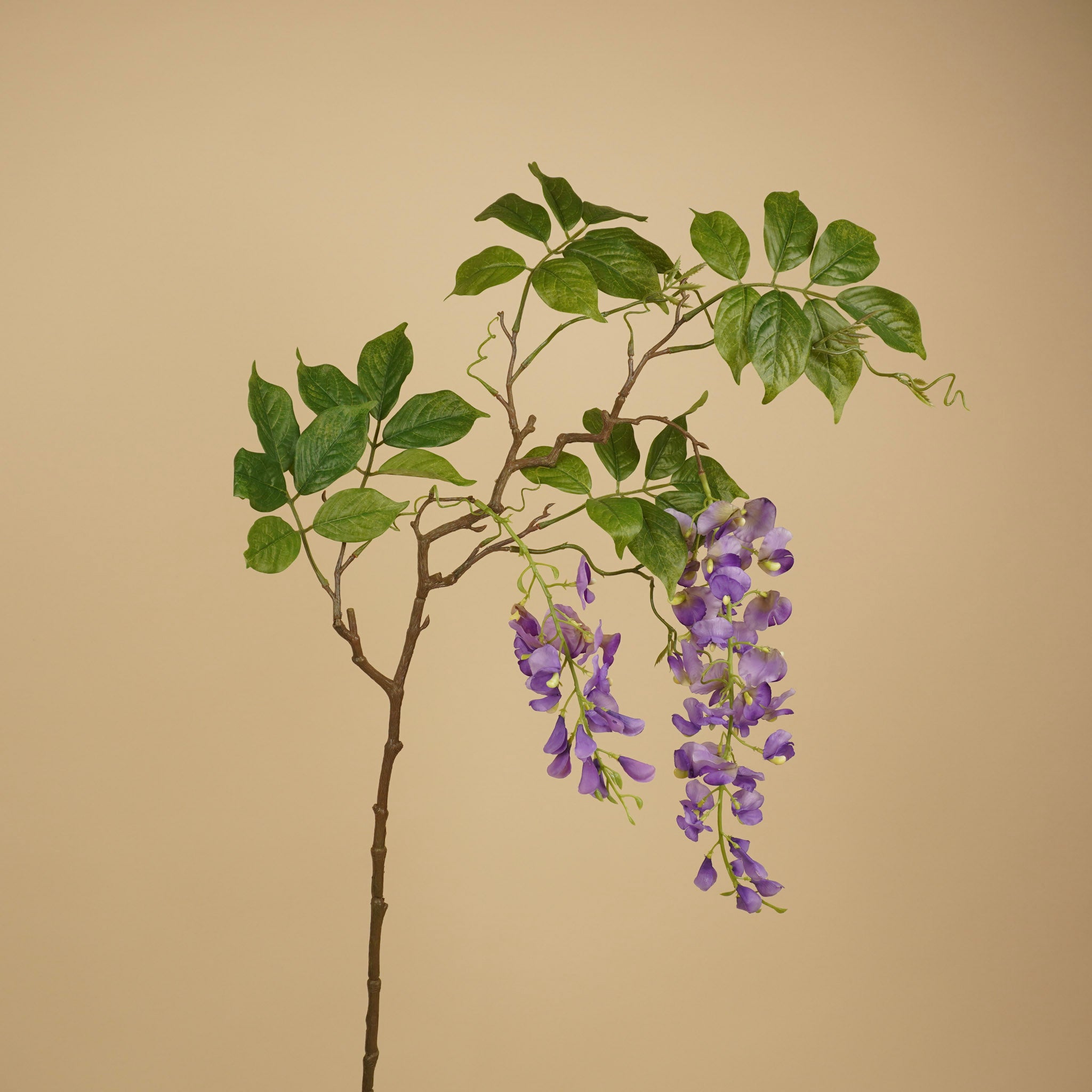 Branche de fleur de pêcher en soie – Rose clair (128 cm)