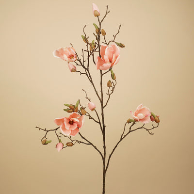 Zijde magnoliatak roze