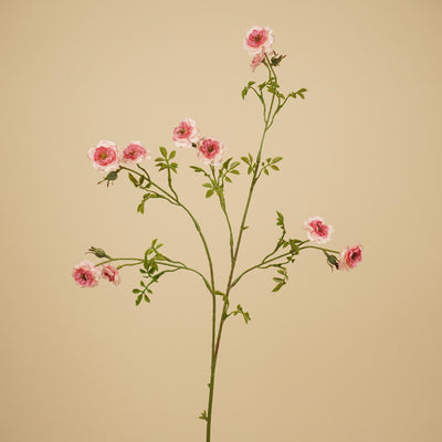 Branche de fleur de pêcher en soie – Rose clair (128 cm)